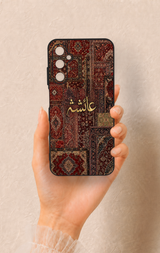 Samsung A05s Uyumlu Vintage Halı Desenli Silikon Kılıf