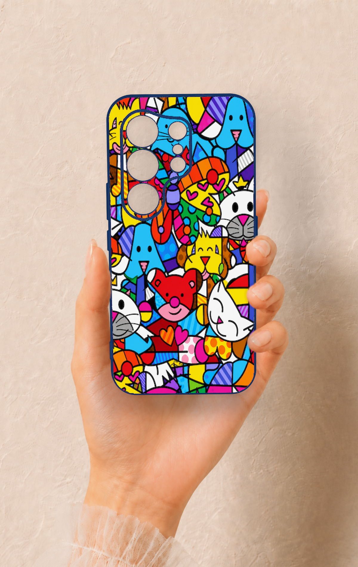 Tecno Camon 50 4G Uyumlu Britto Garden Desenli Silikon Kılıf