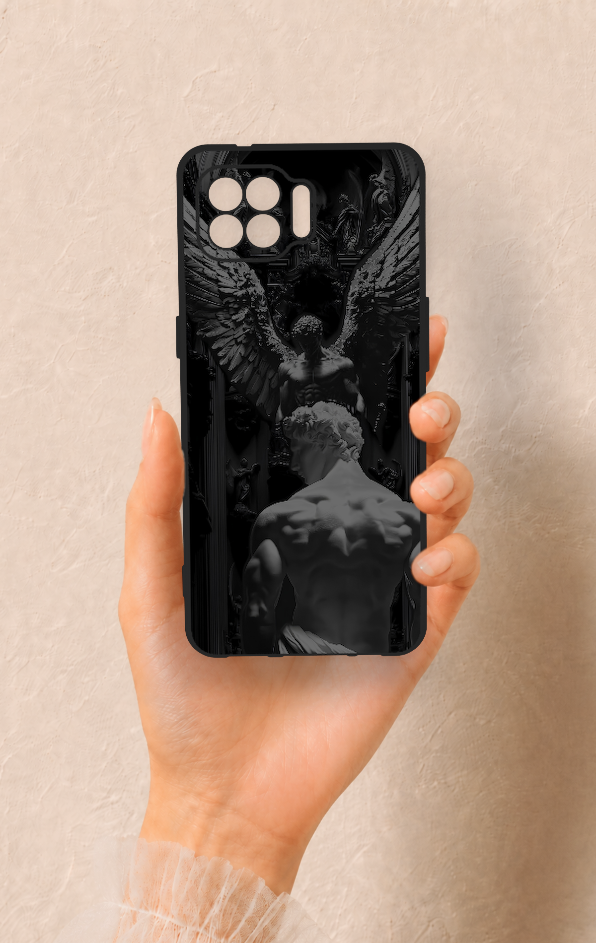 Oppo Reno 4 Lite Uyumlu Icarus Desenli Silikon Kılıf