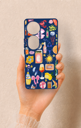 Vivo V40 Uyumlu Summer Desenli Silikon Kılıf