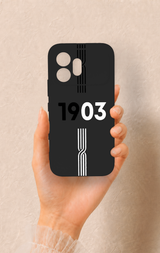 Honor 600 Uyumlu 1903 Kemer Desenli Silikon Kılıf