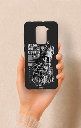 Redmi Note 9 Uyumlu Fear No Evil Desenli Silikon Kılıf