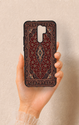 Redmi 9 Uyumlu Acem Halı Desenli Silikon Kılıf