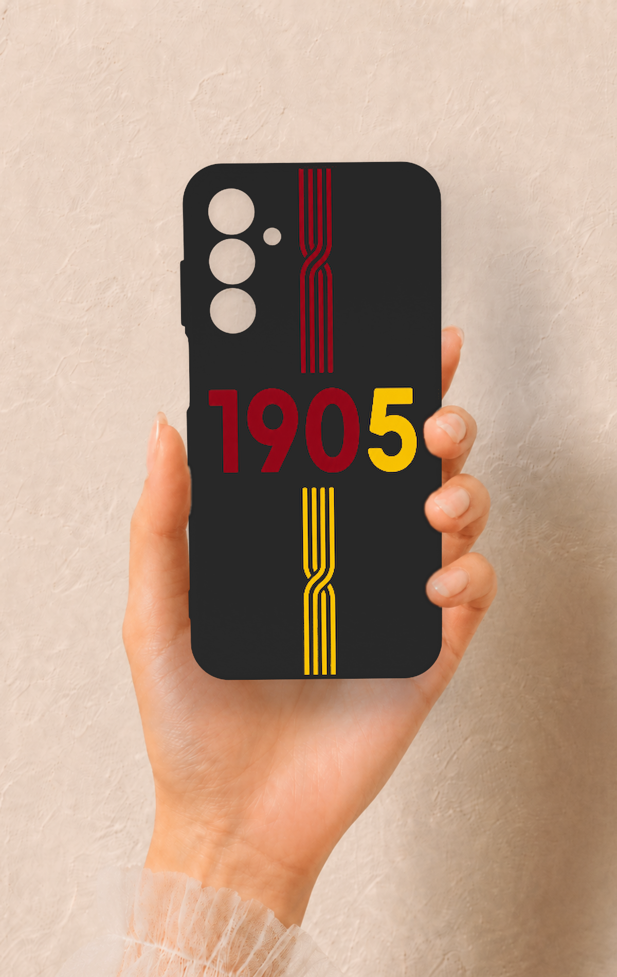 Samsung A25 Uyumlu 1905 Kemer Desenli Silikon Kılıf