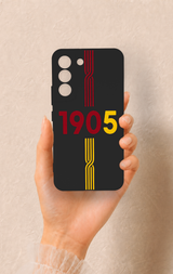Samsung S22 Uyumlu 1905 Kemer Desenli Silikon Kılıf
