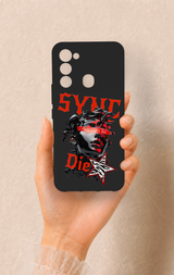 Tecno Spark 8C Uyumlu Sync Die Desenli Silikon Kılıf