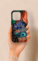 iPhone 15 Pro Uyumlu Amazon Kaplan Desenli Silikon Kılıf