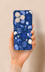 Realme C63 Uyumlu Deniz Kabuğu Desenli Silikon Kılıf