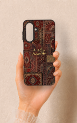Samsung A26 Uyumlu Vintage Halı Desenli Silikon Kılıf