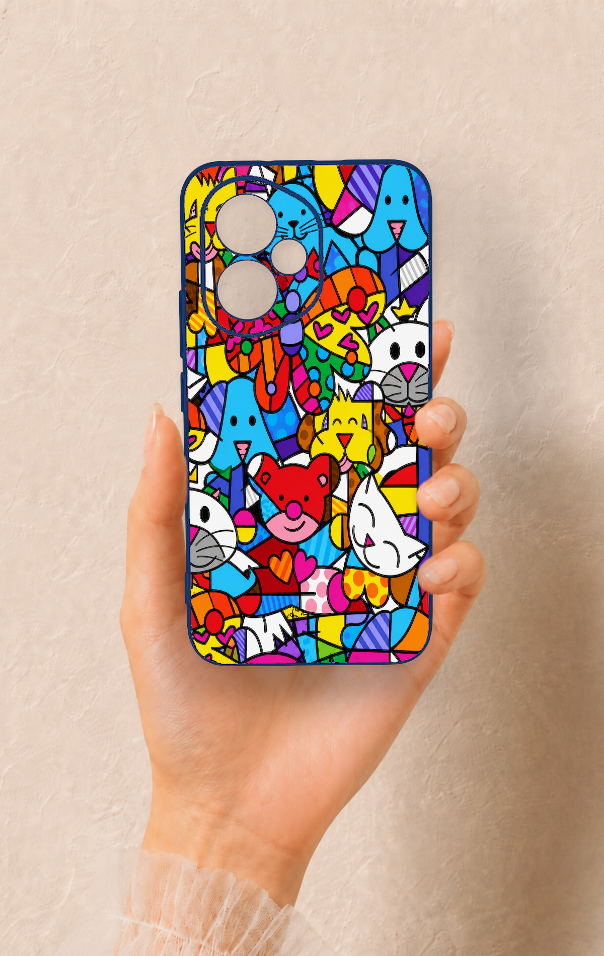 Honor 400 Uyumlu Britto Garden Desenli Silikon Kılıf