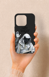 iPhone 14 Pro Uyumlu Not Today Desenli Silikon Kılıf