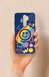 Redmi Note 8 Pro Uyumlu Happing Smile Desenli Silikon Kılıf