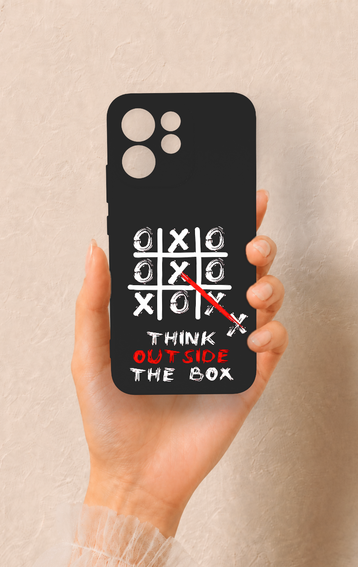 Oppo Reno 15F Uyumlu Out Side The Box Desenli Silikon Kılıf