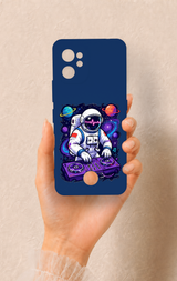 Reeder S19 Max Pro Uyumlu Astronot DJ Desenli Silikon Kılıf