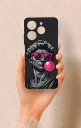 Tecno Spark 10 Pro Uyumlu Pop David Desenli Silikon Kılıf