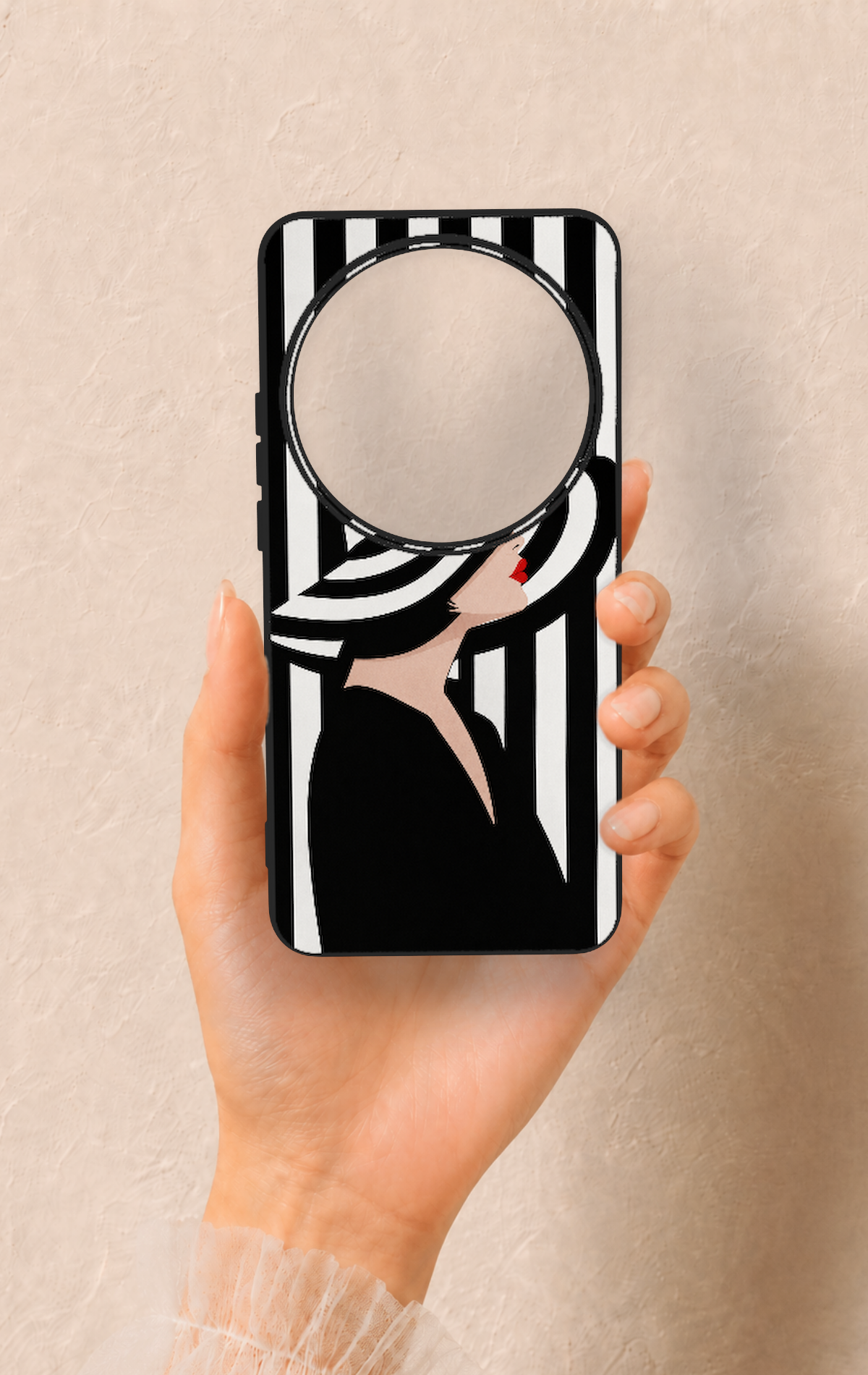 Xiaomi Mi 15 Ultra Uyumlu Madam Marica Desenli Silikon Kılıf