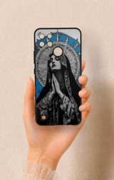 Realme C21Y Uyumlu Rahibe Desenli Silikon Kılıf