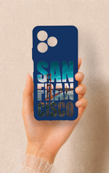 Realme C53 Uyumlu San Francisco Desenli Silikon Kılıf