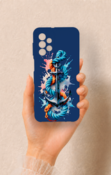 Samsung A23 Uyumlu Anchor Desenli Silikon Kılıf