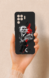 Oppo Reno 5 Lite Uyumlu Atatürk Anıtkabir Desenli Silikon Kılıf