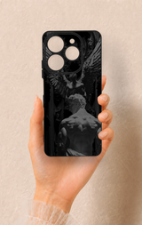 Tecno Spark 10 Pro Uyumlu Icarus Desenli Silikon Kılıf