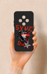 Tecno Spark 30C Uyumlu Sync Die Desenli Silikon Kılıf