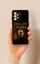 Samsung-A73 Uyumlu Father Of The Turks Desenli Silikon Kılıf