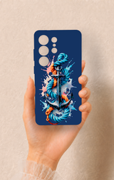 Samsung S26 Ultra Uyumlu Anchor Desenli Silikon Kılıf