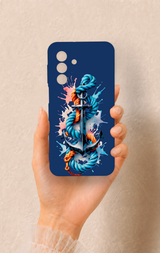 Samsung A17 Uyumlu Anchor Desenli Silikon Kılıf