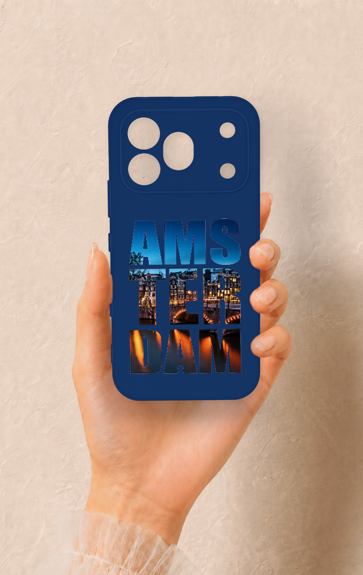 Honor 600 Pro Uyumlu Amsterdam Desenli Silikon Kılıf
