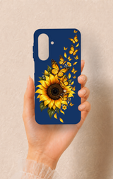 Samsung A26 Uyumlu Ayçiçeği Desenli Silikon Kılıf