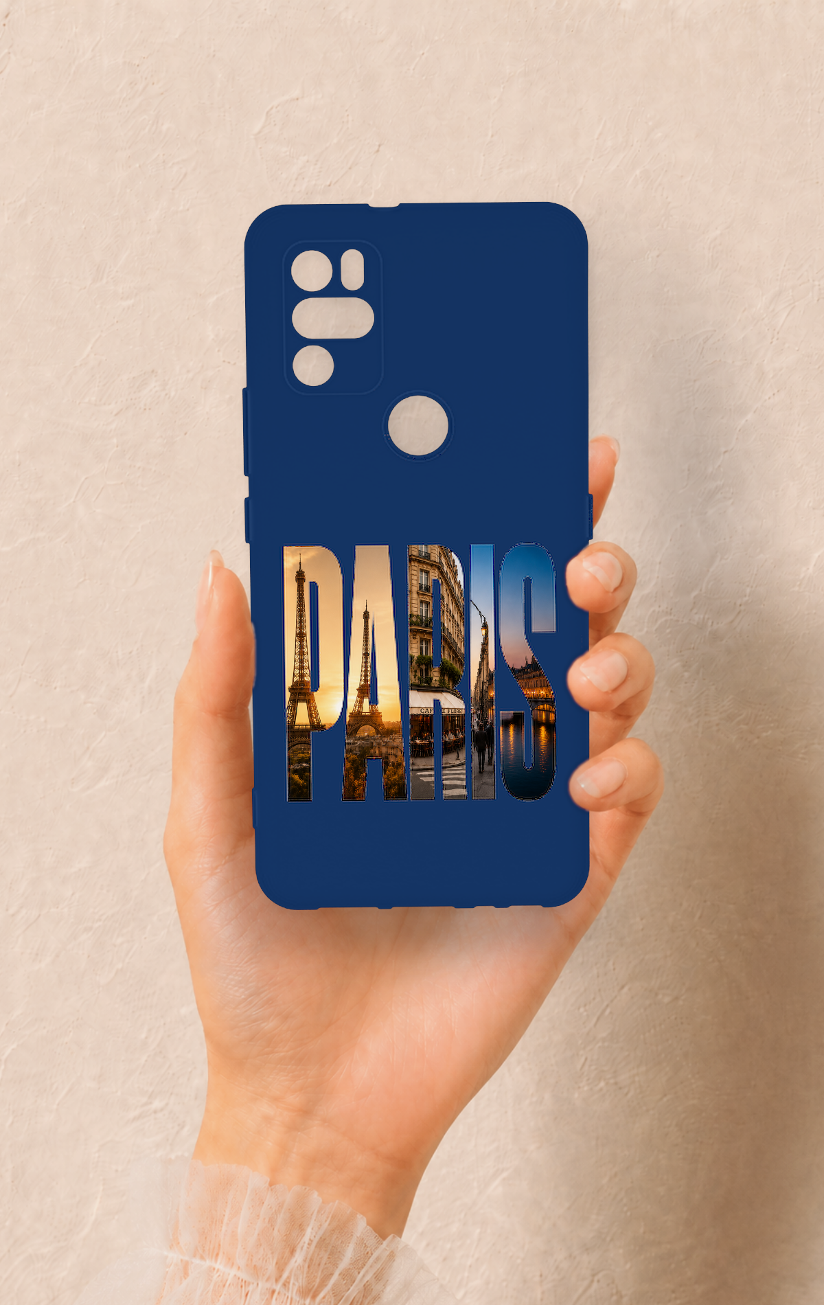 Omix X300 Uyumlu Paris Desenli Silikon Kılıf