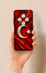 Redmi 14C Uyumlu Türk Bayrağı Desenli Silikon Kılıf