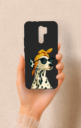 Redmi 9 Uyumlu Cool Dalmaçyalı Desenli Silikon Kılıf