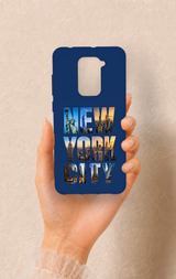 Redmi Note 9 Uyumlu New York City Desenli Silikon Kılıf