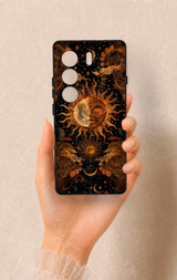 Tecno Camon 40 4G Uyumlu Mistik Güneş Desenli Silikon Kılıf