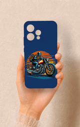 Oppo Reno 15 5G Uyumlu Moto Rider Desenli Silikon Kılıf