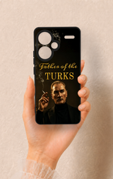 Redmi Note 13 Pro Plus Uyumlu Father Of The Turks Desenli Silikon Kılıf