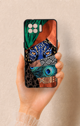 Oppo Reno 4 Lite Uyumlu Amazon Kaplan Desenli Silikon Kılıf