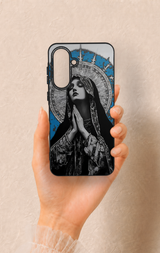 Samsung A56 Uyumlu Rahibe Desenli Silikon Kılıf