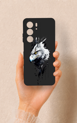 Realme C75 Uyumlu Bald Eagle Desenli Silikon Kılıf