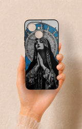 Tecno Spark 40C Uyumlu Rahibe Desenli Silikon Kılıf
