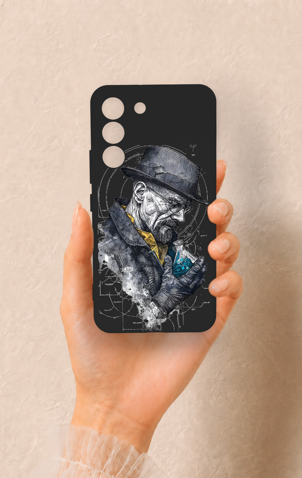 Samsung S22 Uyumlu Walter White Desenli Silikon Kılıf