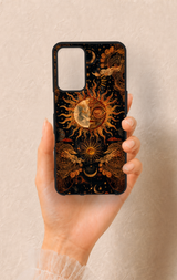 Oppo A16 Uyumlu Mistik Güneş Desenli Silikon Kılıf