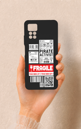 Redmi Note 11 Pro 4G Uyumlu Fragile Desenli Silikon Kılıf