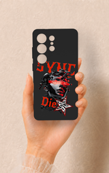 Samsung S26 Ultra Uyumlu Sync Die Desenli Silikon Kılıf