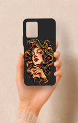 Vivo Y21S Uyumlu Medusa Desenli Silikon Kılıf
