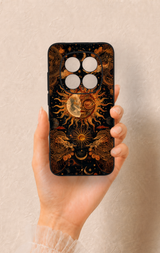 Redmi Note 15 Pro 5G Uyumlu Mistik Güneş Desenli Silikon Kılıf