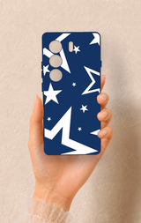 Tecno Camon 40 4G Uyumlu Mega Star Desenli Silikon Kılıf