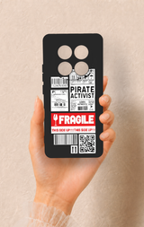 Redmi Note 14 Pro 5G Uyumlu Fragile Desenli Silikon Kılıf